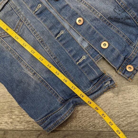 Love Tree Denim Jacket Size M - Picture 4 of 5